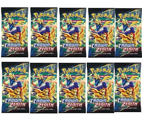 Pokémon Crown Zenith 10 Booster Englisch