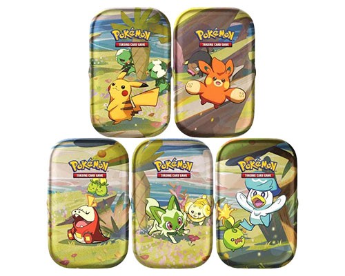 Pokémon Paldea Freunde Mini Tin Bundle Set 5 Tins deutsch