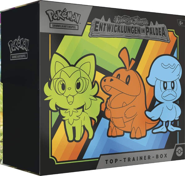 Pokémon Entwicklung in Paldea Top Trainer Box (deutsch)