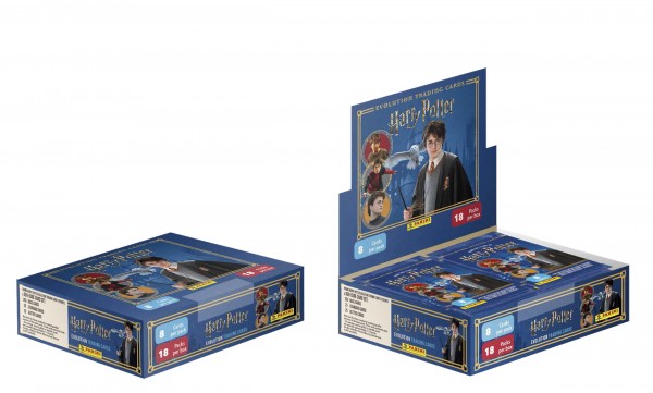 Panini Harry Potter Evolution Trading Cards - Display mit 18 Booster
