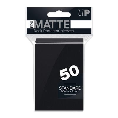 Ultra Pro Kartenhüllen - Standardgröße reflexionsfrei (50) - Schwarz