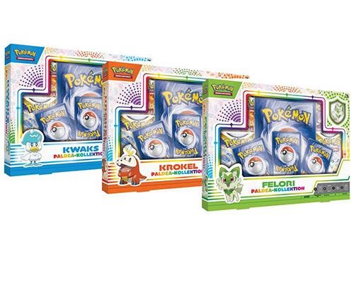 Pokémon Paldea Kollektion Deutsch Set Korkel + Felori + Kwaks