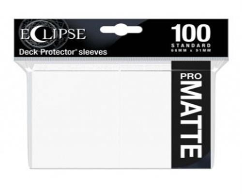 Ultra Pro Eclipse Matte Standard Sleeves: Arctic White (100)