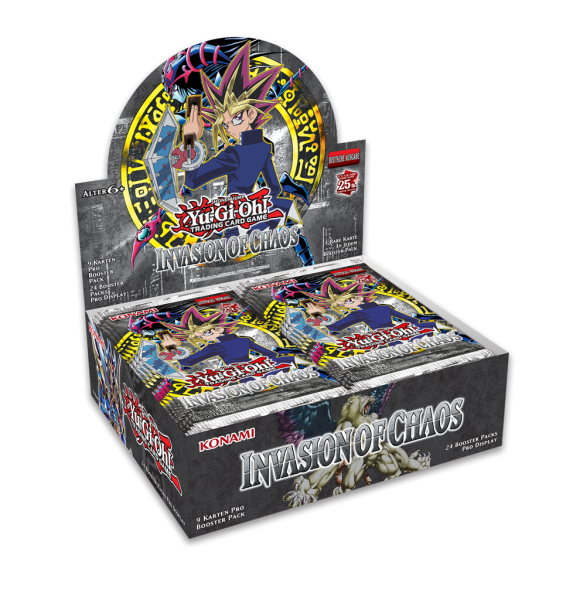 Yu-Gi-Oh! Invasion of Chaos 25th Anniversary Edition Display deutsch