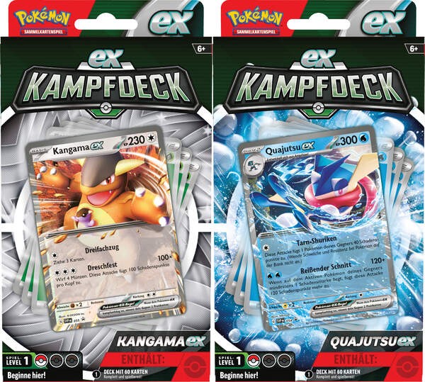 Pokémon EX Kampfdeck Oktober Bundle (2 Decks) deutsch