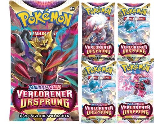 Pokémon Verlorener Ursprung 5 Booster Deutsch